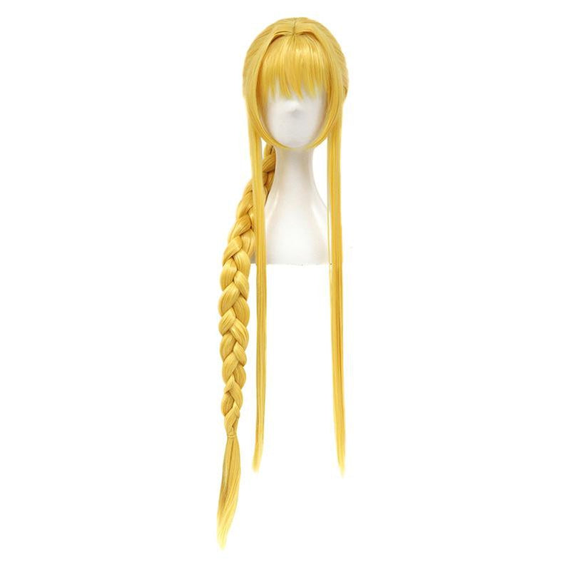 Anime SAO Sword Art Online Alicization Alice Zuberg Long Blonde Cosplay Wigs - Cosplay Clans