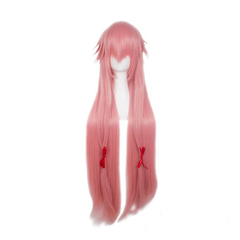 Anime Future Diary Yuno Gasai Long Pink Cosplay Wigs - Cosplay Clans