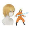 Anime Fire Force Arthur Boyle Short Blond Cosplay Wigs - Cosplay Clans