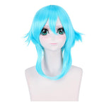 Anime SAO GGO Gun Gale Online Asada Shino Short Blue Cosplay Wigs - Cosplay Clans