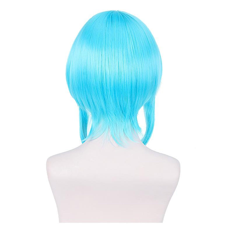 Anime SAO GGO Gun Gale Online Asada Shino Short Blue Cosplay Wigs - Cosplay Clans