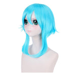 Anime SAO GGO Gun Gale Online Asada Shino Short Blue Cosplay Wigs - Cosplay Clans