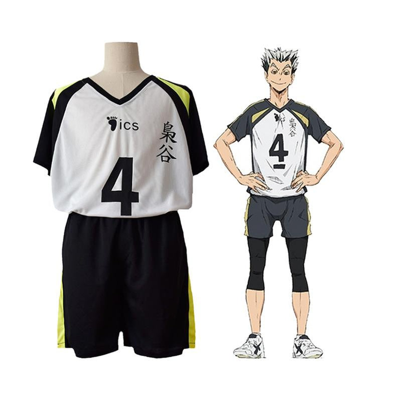 Anime Haikyuu Fukurōdani Academy Bokuto Koutarou Uniform Cosplay Costume - Cosplay Clans