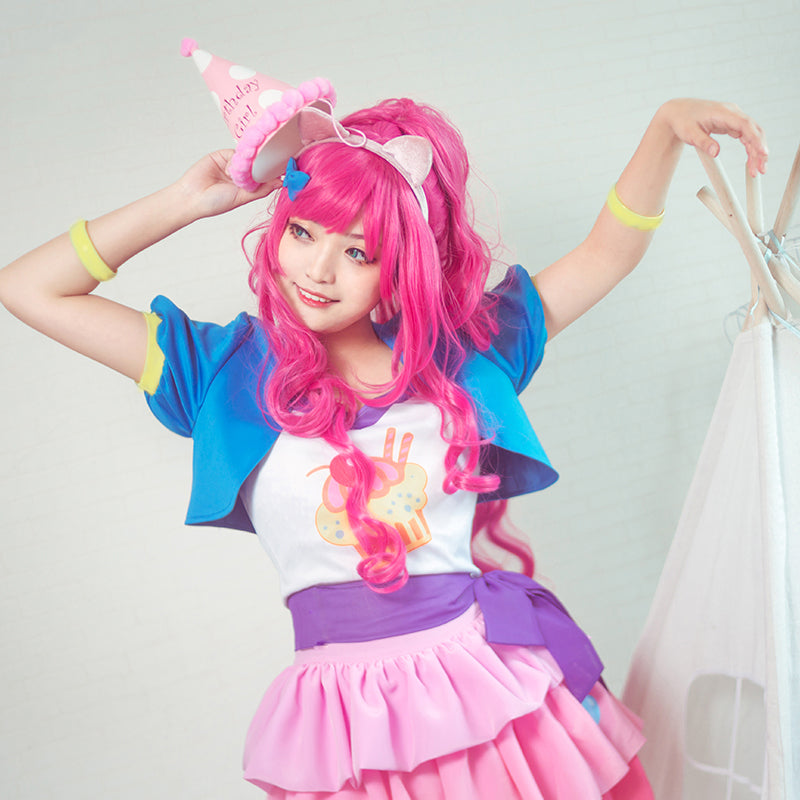 Anime My Little Pony: Friendship Is Magic Pinkie Pie Cosplay Costumes