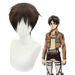 Anime Attack on Titan Eren Jaeger Short Brown Cosplay Wigs - Cosplay Clans