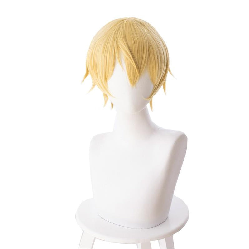 Anime Sword Art Online Alicization Under World Eugeo Short Blond Cosplay Wigs - Cosplay Clans