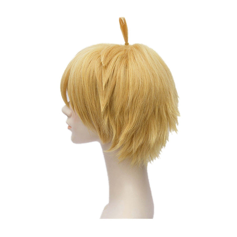 Anime The Seven Deadly Sins Meliodas Short Blond Cosplay Wigs - Cosplay Clans