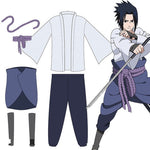 Anime Naruto Uchiha Sasuke Ninja Set Cosplay Costume - Cosplay Clans