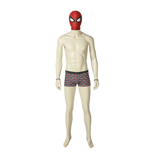 Spider-Man PS4 Undies Peter Parker Spiderman Cosplay Costume with Shorts and Wristband - Cosplay Clans
