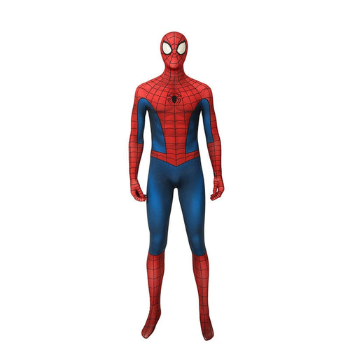 Spider-Man Elastic Force Jumpsuit Cosplay Costume with Free Headgear - Cosplay Clans