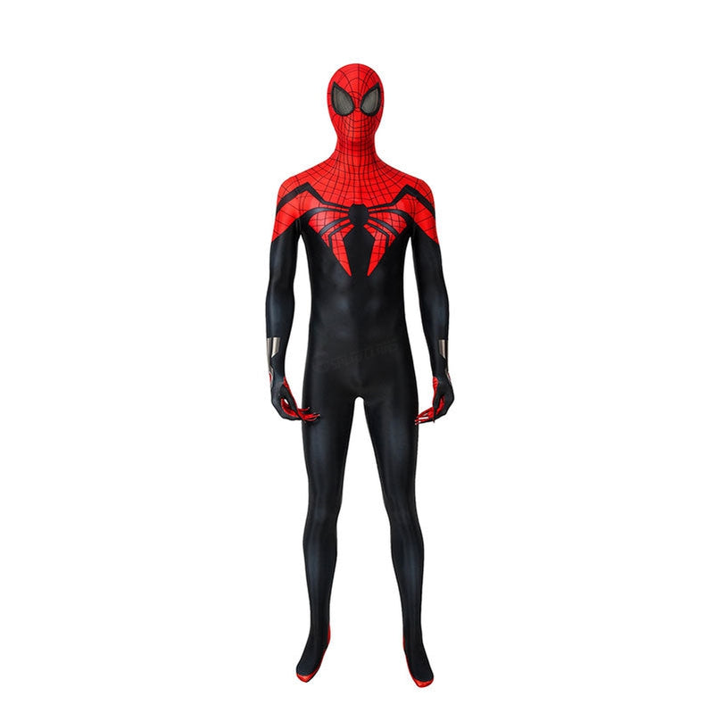 Anime Spiderman: Superior Spider Man Elastic Force Jumpsuit Cosplay Costume with Free Headgear - Cosplay Clans