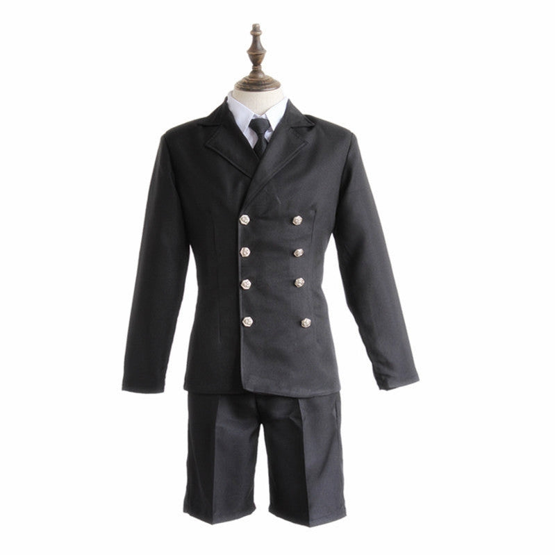 Anime Black Butler Ciel Phantomhive Funeral Cosplay Costume - Cosplay Clans