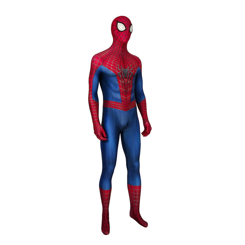 Movie Spider-Man: The Amazing Spider-Man Peter Parker Spiderman Jumpsuit Elastic Force Cosplay Costume - Cosplay Clans