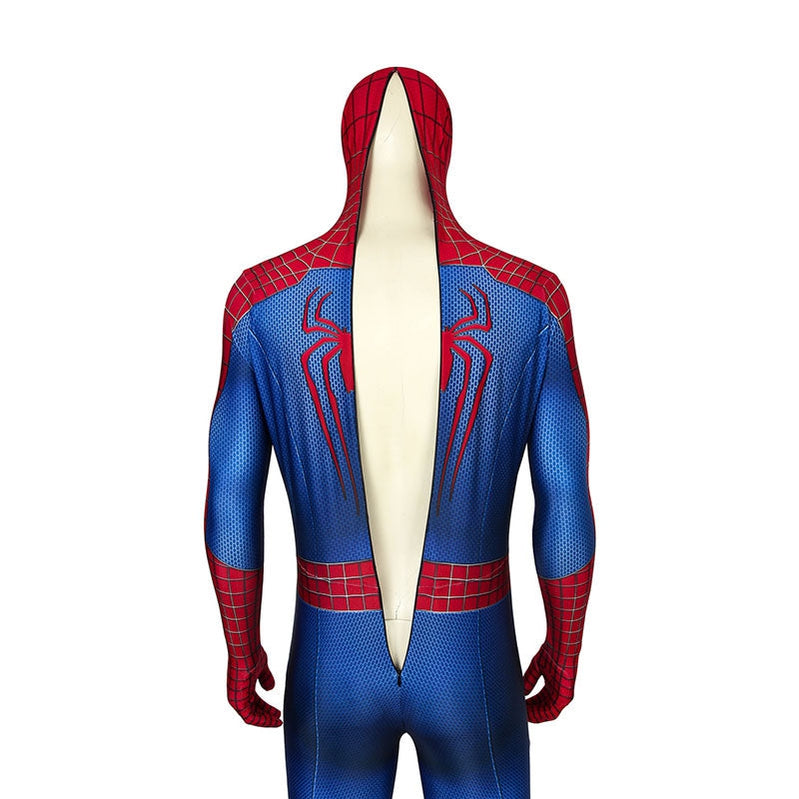 Movie Spider-Man: The Amazing Spider-Man Peter Parker Spiderman Jumpsuit Elastic Force Cosplay Costume - Cosplay Clans