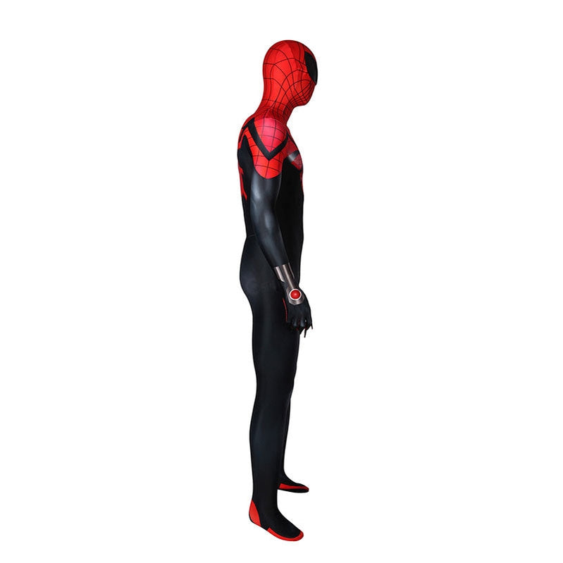 Superior Spider Man Peter Parker Spiderman Elastic Force Cosplay Costume Jumpsuit with Headgear - Cosplay Clans