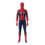 Movie Spider-Man: Far From Home Peter Parker Spiderman Jumpsuit Elastic Force Cosplay Costume with Headgear - Cosplay Clans