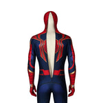 Movie Spider-Man: Far From Home Peter Parker Spiderman Jumpsuit Elastic Force Cosplay Costume with Headgear - Cosplay Clans