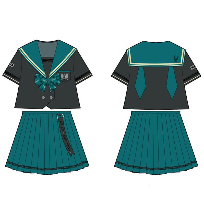 Anime My Hero Academia Female Midoriya Izuku JK Uniform Cosplay Costume - Cosplay Clans