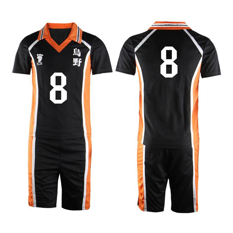 Anime Haikyuu Karasuno High School Volleyball Club Hinata Shoyo and All Teammates Uniform Cosplay Costume - Cosplay Clans