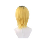 Anime Haikyuu Kozume Kenma Short Black Fade Blond Cosplay Wigs - Cosplay Clans