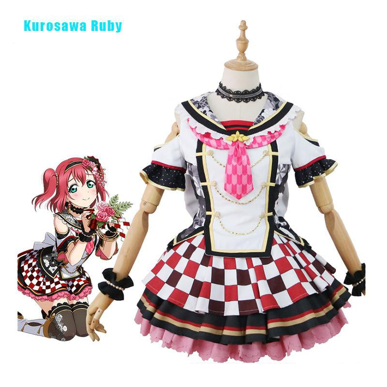 LoveLive!Sunshine!! Takami Chika and Aqours All Members First Month Uniform Cosplay Costume - Cosplay Clans