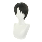 Anime Attack on Titan Levi Ackerman Short Black Cosplay Wigs - Cosplay Clans