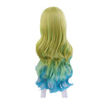 Anime Miss Kobayashi's Dragon Maid Lucoa Long Wavy Mixed Green Cosplay Wigs - Cosplay Clans