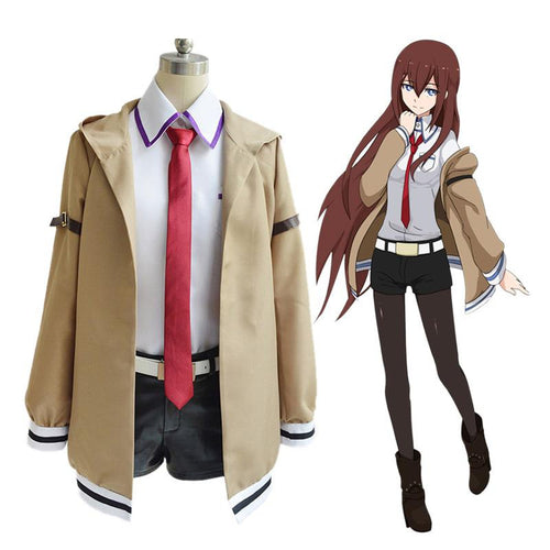 Anime Steins;Gate Makise Kurisu Cosplay Costume - Cosplay Clans