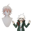 Anime Danganronpa 2: Goodbye Despair Nagito Komaeda White Fade Pink Cosplay Wigs - Cosplay Clans