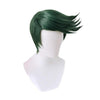 Anime JoJo's Bizarre Adventure Diamond is Unbreakable Rohan Kishibe Short Green Cosplay Wigs - Cosplay Clans