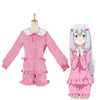 Anime Eromanga Sensei Sagiri Izumi Pink Pajamas Cosplay Costume - Cosplay Clans