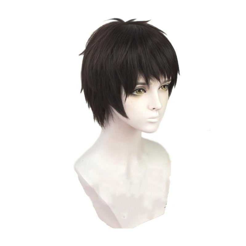 Anime Fire Force Shinra Kusakabe Short Black Cosplay Wigs - Cosplay Clans
