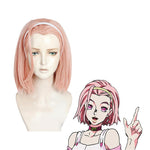 Anime JoJo's Bizarre Adventure Diamond is Unbreakable Sugimoto Reimi Long Pink Cosplay Wigs - Cosplay Clans