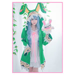 Anime Date A Live Yoshino Himekawa Green Coat Outfits Cosplay Costume - Cosplay Clans