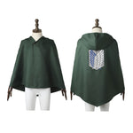 Anime Attack on Titan Eren Jaeger Mikasa Ackerman The Wings Of Freedom Survey Corps Cosplay Cloak - Cosplay Clans