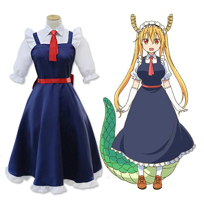 Anime Miss Kobayashi's Dragon Maid Tohru Dress Cosplay Costume - Cosplay Clans