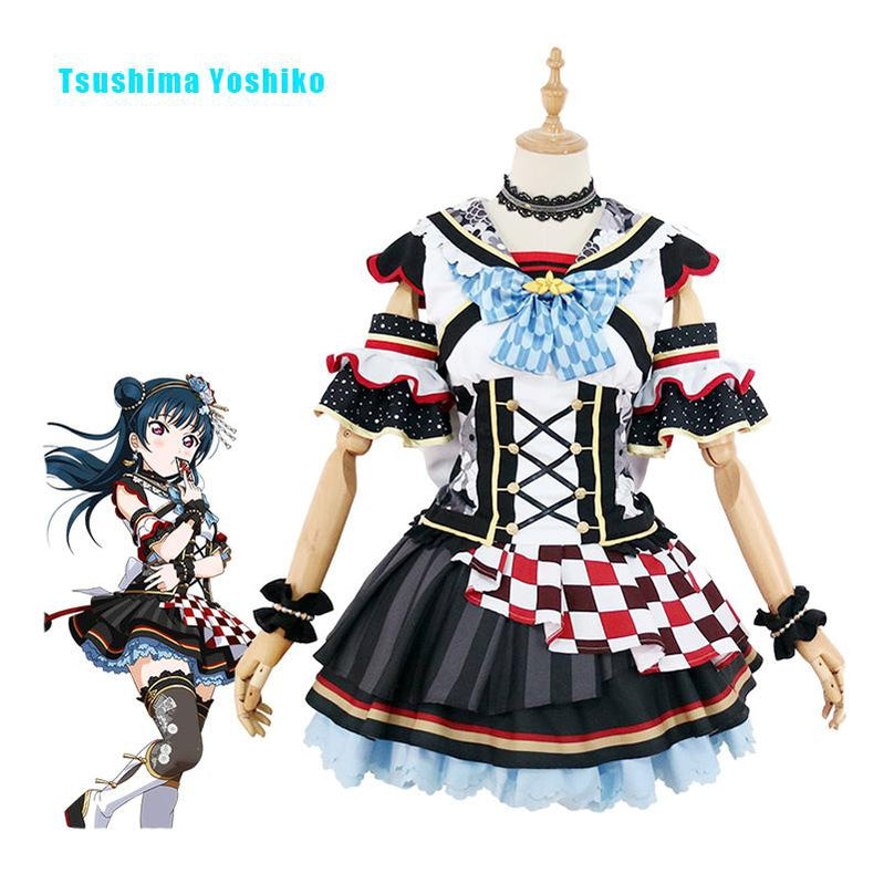 LoveLive!Sunshine!! Takami Chika and Aqours All Members First Month Uniform Cosplay Costume - Cosplay Clans