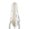 Anime Kakegurui Yomoduki Runa Long Straight Cream White Cosplay Wigs - Cosplay Clans