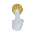 Anime JoJo's Bizarre Adventure Diamond is Unbreakable Yoshikage Kira Short Blond Cosplay Wigs - Cosplay Clans