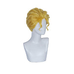 Anime JoJo's Bizarre Adventure Diamond is Unbreakable Yoshikage Kira Short Blond Cosplay Wigs - Cosplay Clans