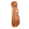 Anime Sword Art Online Yuuki Asuna Long Brown Cosplay Wigs - Cosplay Clans