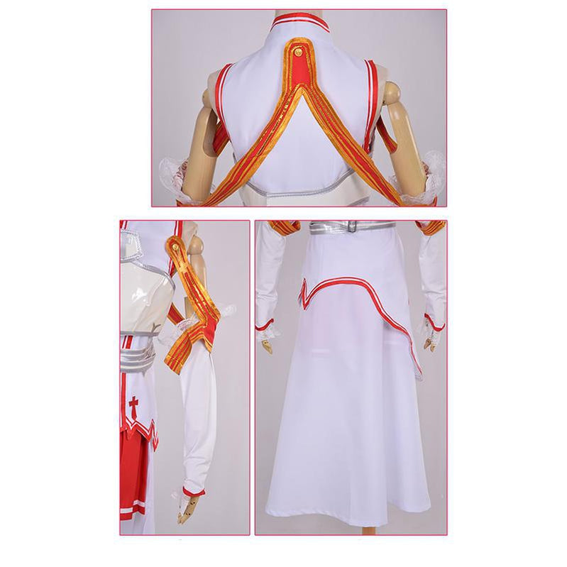 Anime SAO Sword Art Online Yuuki Asuna Cosplay Costume - Cosplay Clans