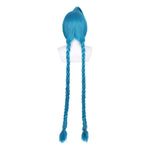 Game LOL League of Legends Jinx Long Blue Bunches Cosplay Wigs - Cosplay Clans