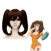 Anime The Seven Deadly Sins Diane Short Brown Double Ponytail Cosplay Wigs - Cosplay Clans