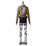 Anime Attack on Titan Levi Ackerman Survey Corps Uniform Set Cosplay Costume - Cosplay Clans