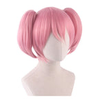 Anime Puella Magi Madoka Magica Madoka Kaname Short Pink Cosplay Wigs - Cosplay Clans