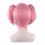 Anime Puella Magi Madoka Magica Madoka Kaname Short Pink Cosplay Wigs - Cosplay Clans