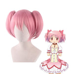 Anime Puella Magi Madoka Magica Madoka Kaname Short Pink Cosplay Wigs - Cosplay Clans