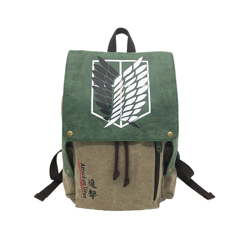 Anime Attack on Titan Survey Corps The Wings of Freedom Backpack - Cosplay Clans