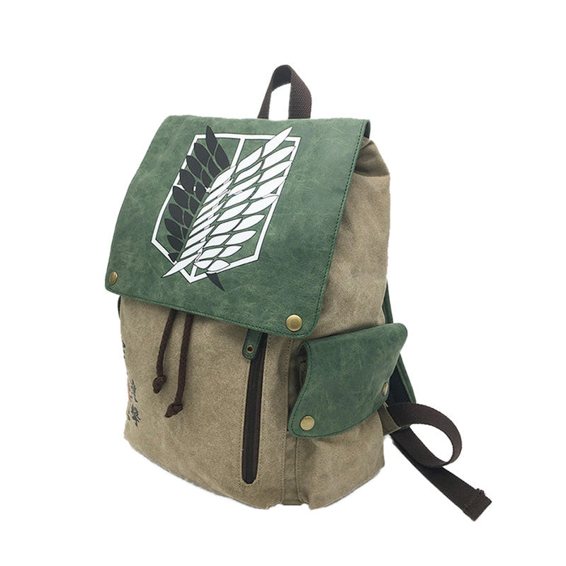 Anime Attack on Titan Survey Corps The Wings of Freedom Backpack - Cosplay Clans